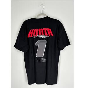 Hunta Racing Season Tee Shirt Mens XL Black Red New Motorcross Champion